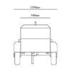 Diagrama 1 compresor neumatico Doosan modelo 741
