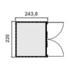 Alquiler Contenedor blindado – 2,20 m x 2,43 m. Containex LC8