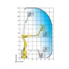 Alquiler Brazo Articulado Eléctrico Haulotte HA 12IP diagrama