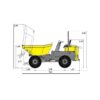 Dumper Wacker Neuson 6001 Alquiler Online Diagrama 2