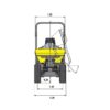 Alquiler Dumper Tolva Giratoria Wacker Neuson 1501 Diagrama 1