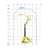 Alquiler Diagrama Plataforma tipo mástil – 10 m Haulotte HM10P Star 10