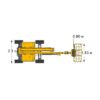 Diagrama 3 Brazo articulado diésel – 16 m Haulotte HA 16 RTJ PRO