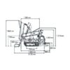 Diagrama 1 Dumper oruga 800 kg. Wacker Neuson DT08