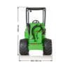 Diagrama 1 Pala cargadora 1000 kg Avant