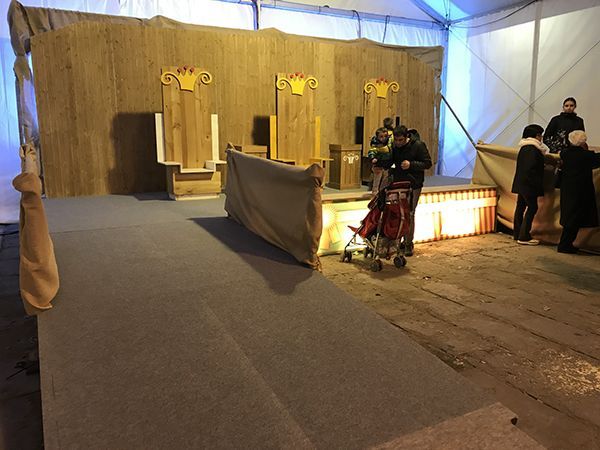 Escenario Cabalgata Reyes Mataró