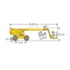 Diagrama Brazo telescópico – 16 m Haulotte H16 TPX