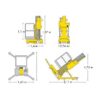Plataforma elevadora unipersonal Haulotte Quick Up 12, diagrama 1