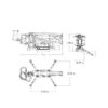 Alquiler Plataforma articulada sobre orugas 20 m JLG X20J PLUS, diagrama 2