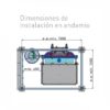 Alquiler Montacargas 250 kg Alba MC250, Diagrama 4