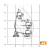 Diagrama 1 Brazo articulado eléctrico – 11 m JLG E300 AJP