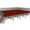 alquiler tarima basica para eventos