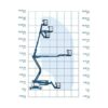 Diagrama 1 Alquiler Brazo articulado eléctrico – 16m Genie Z45/25 JDC