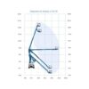 Diagrama Brazo articulado diésel – 21 m Genie Z62/40