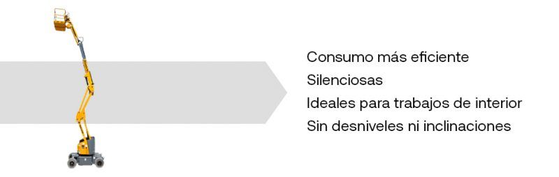 características plataformas elevadoras eléctricas 