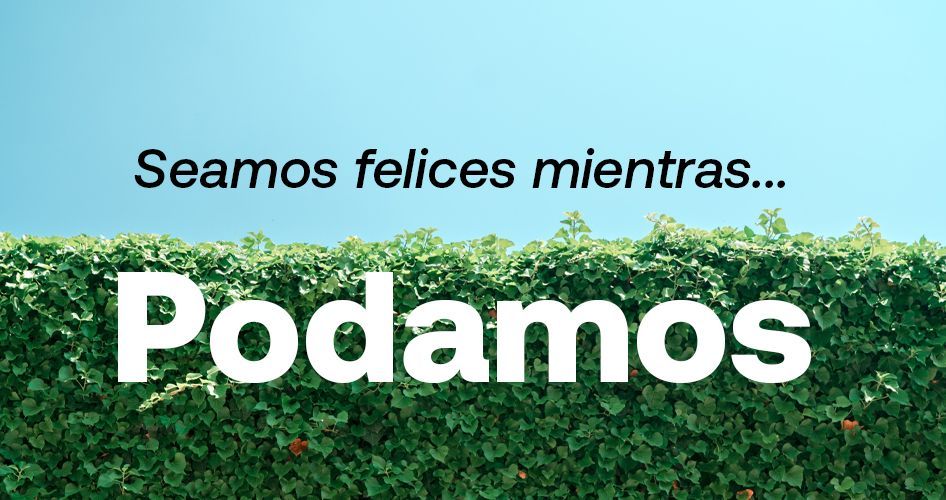 maquinaria poda jardinería