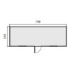 Oficina prefabricada – 7 m Diagrama