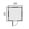 Módulo Vigilancia – 2,35 m x 2,22 m Diagrama