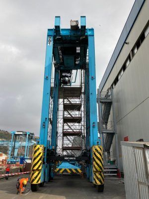 andamio multidireccional puerto de barcelona