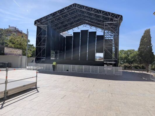 alquiler escenario eventos