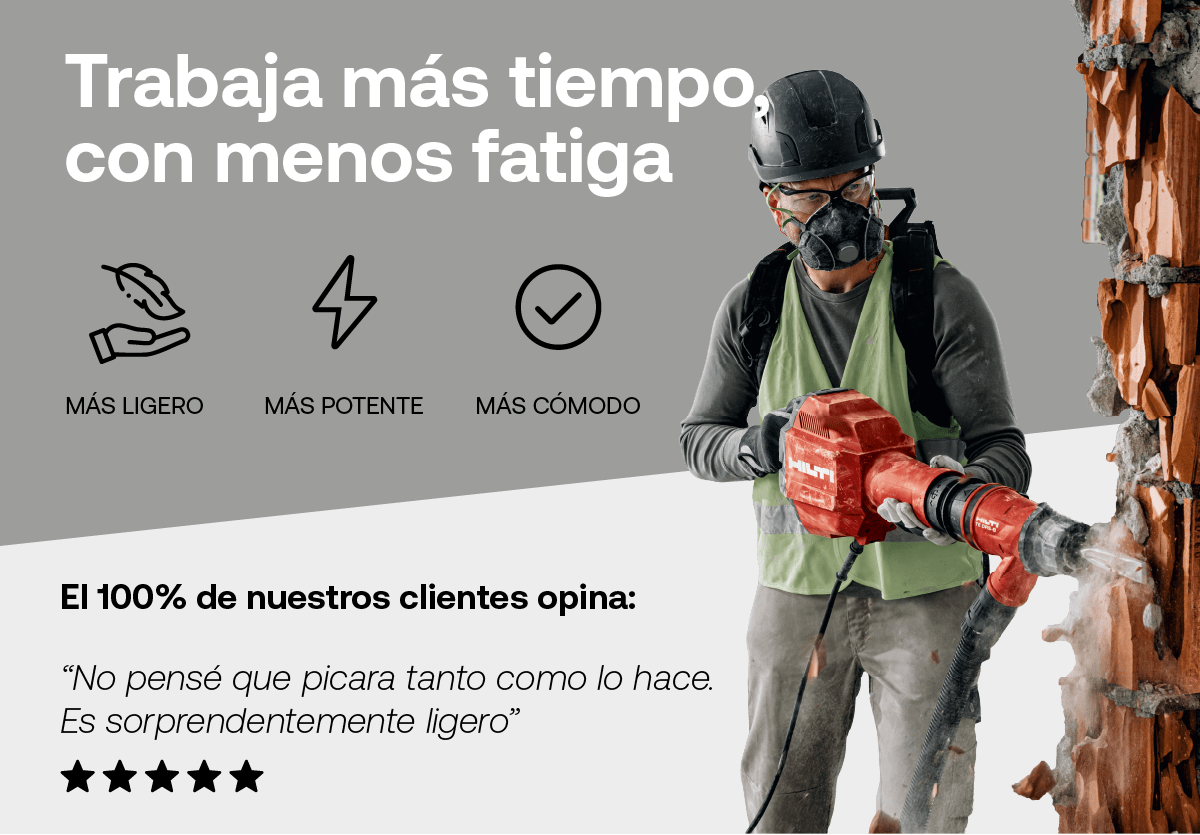 alquiler martillo rompedor electrico hilti 