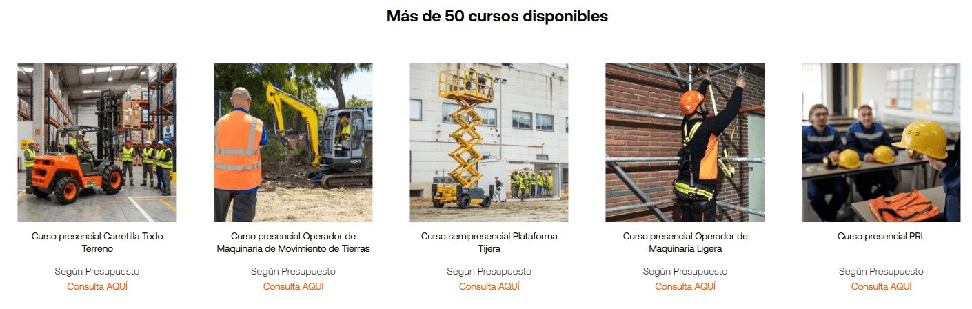 cursos de formacion maquinaria